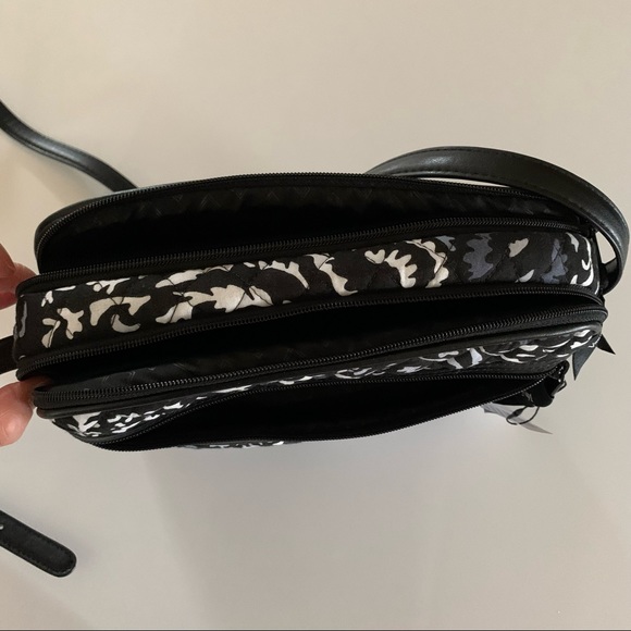 Vera Bradley Paisley Noir Trimmed Crossbody Bag - Picture 6 of 12